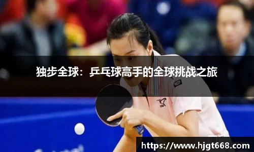 独步全球：乒乓球高手的全球挑战之旅